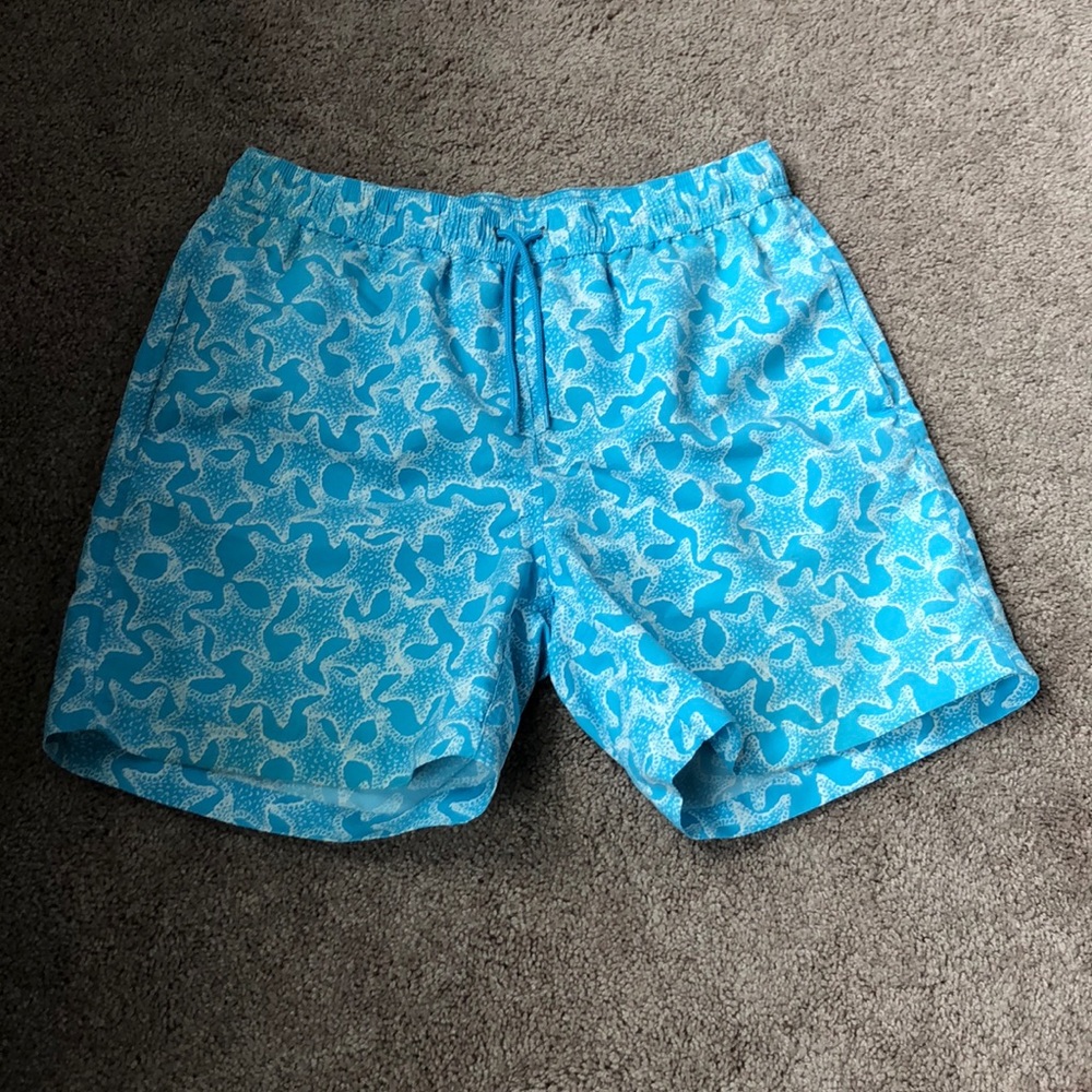 Brooks Brothers swim trunks